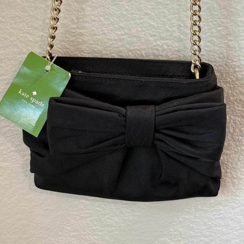 Kate Spade Black Bow Crossbody Bag New with Tag